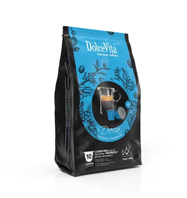Cápsulas Descafeinado Compatible Nespresso (Bolsa 10 UN)