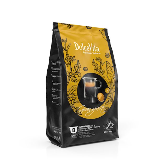 Cápsulas Gran Gusto Compatible Dolce Gusto® (8 Cápsulas)