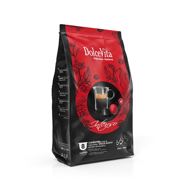 Cápsulas Intenso Compatible Dolce Gusto® (8 Cápsulas)