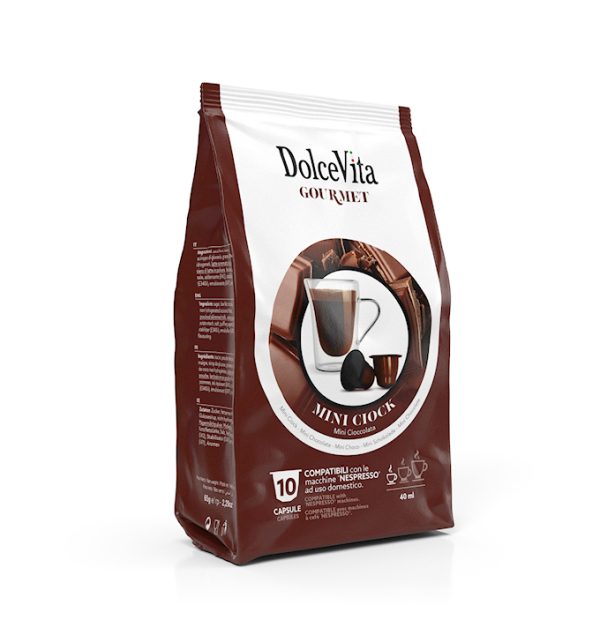 Cápsulas Chocolate Compatible Nespresso (Bolsa 10 UN)