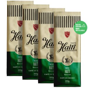 Haití Grano 1 Kilo/Pack 4x250g