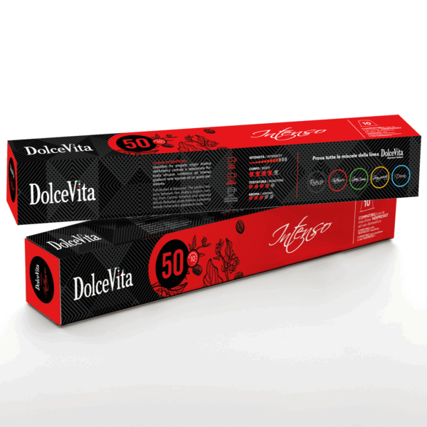 Caja de cápsulas de café