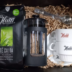 Cafetera Francesa + Set Tazas + Té Ceylán + Cuchara